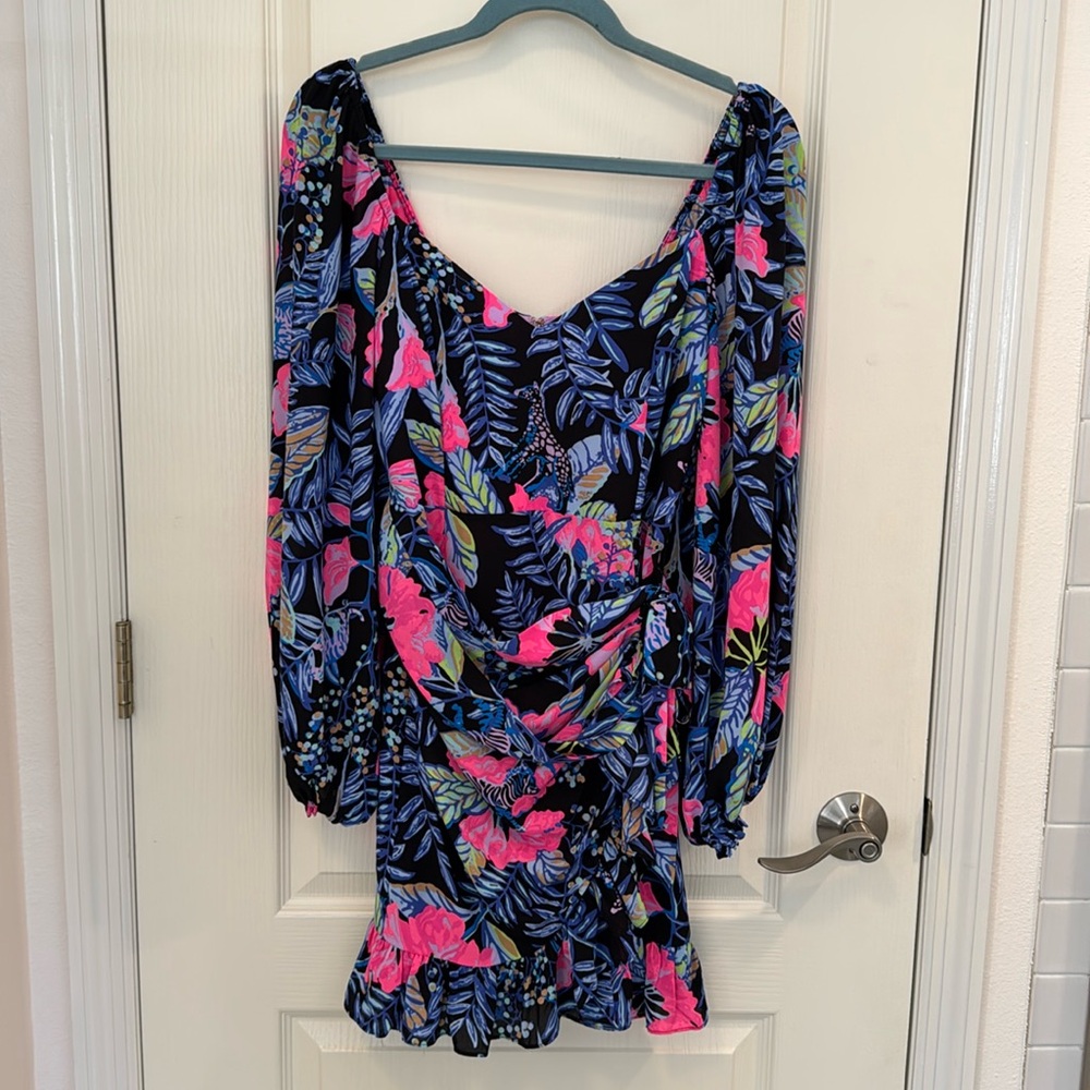 Lilly Pulitzer Lila Dress in Onyx Earned Stripes - 4